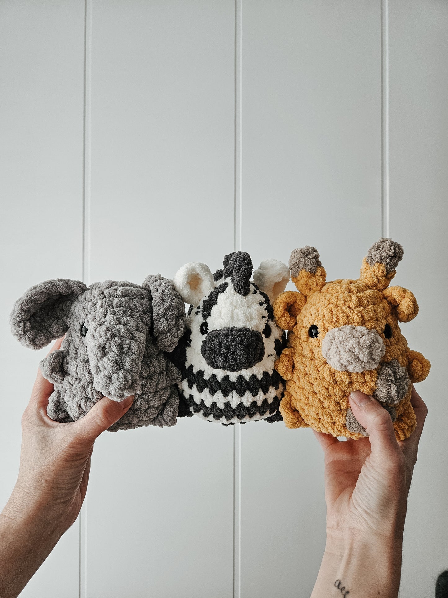 Zebra Chubby Buddy (Crochet Pattern)