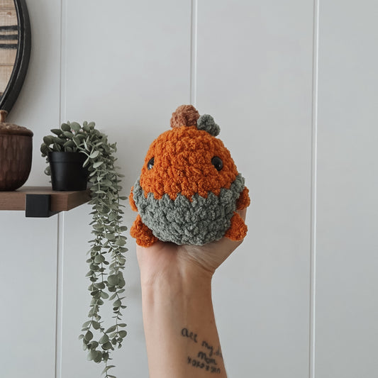 Pumpkin Boy Chubby Mini Buddy (Crochet Pattern)