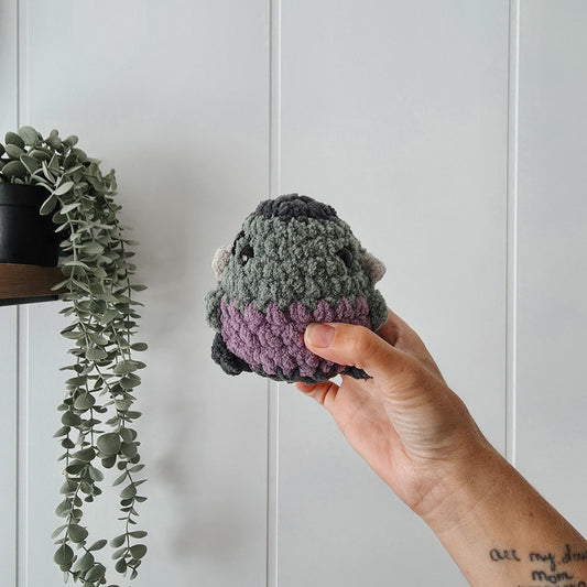 Frankenstein Chubby Mini Buddy (Crochet Pattern)