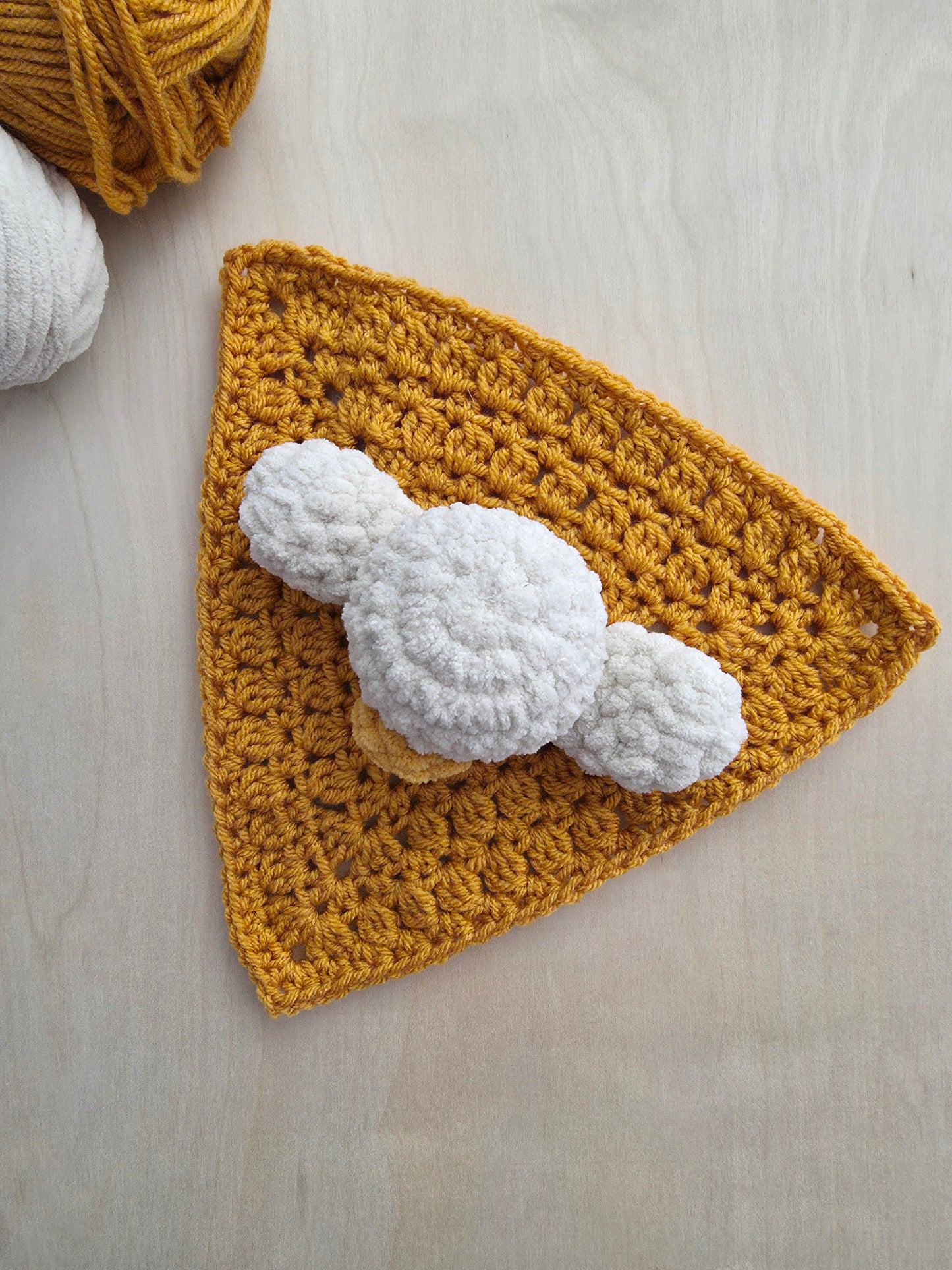 Duck Granny Triangle Lovey (Crochet Pattern)