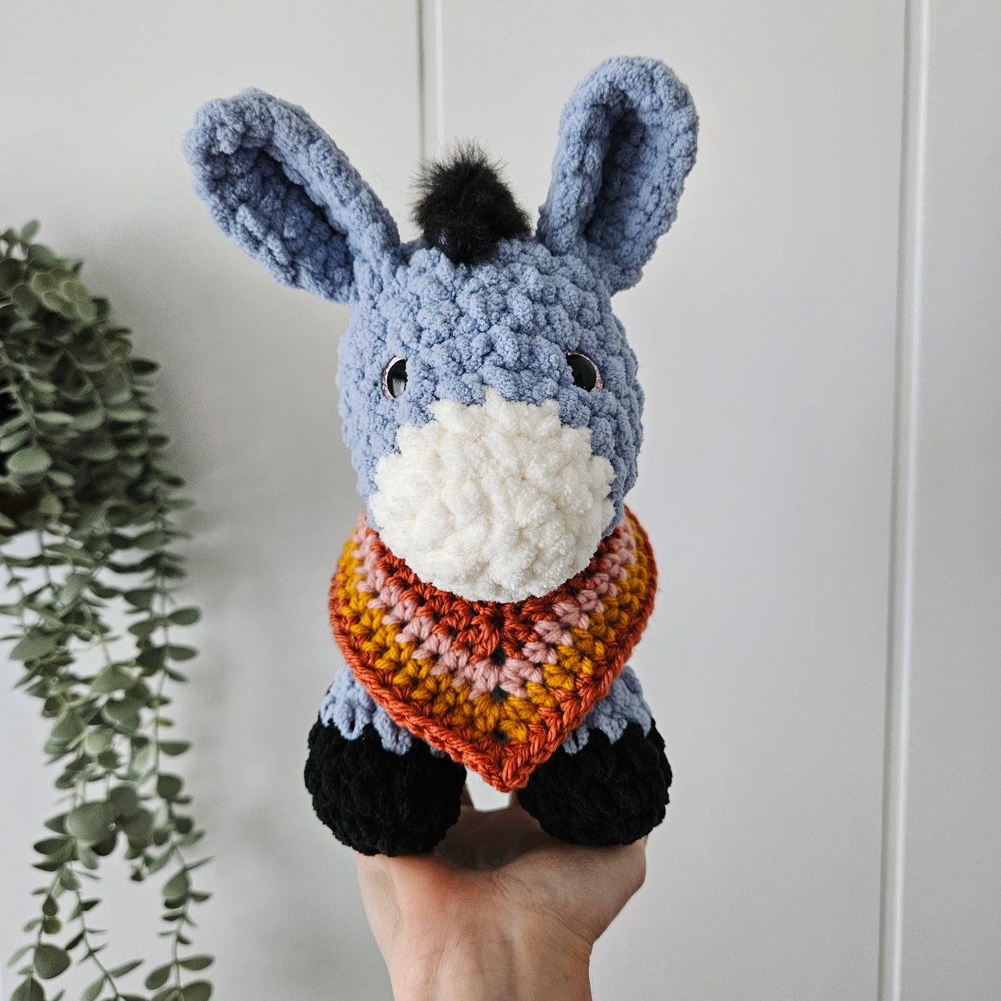 Dutton the Donkey Plushie (Crochet Pattern)