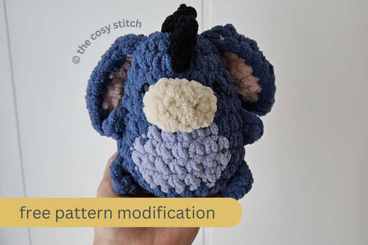 FREE Pattern Modification: Darling Donkey Chubby Buddy