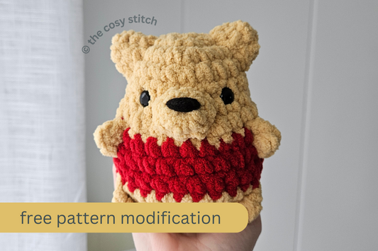 FREE Pattern Modification: Honey Bear Chubby Buddy