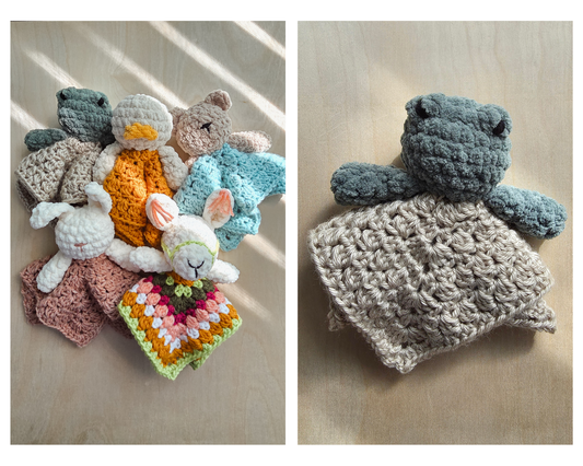 Crochet Frog Pattern | For the Triangle Lovey Pattern
