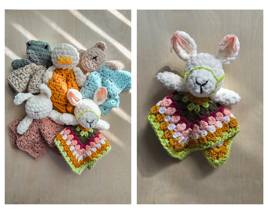 Crochet Llama Pattern | For the Granny Triangle Lovey