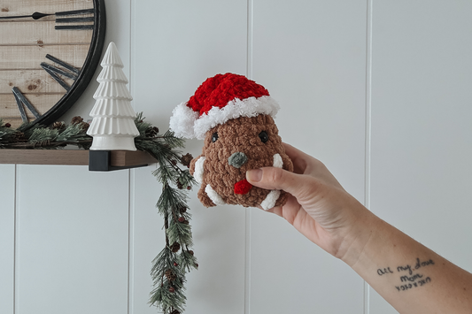Free Mini Santa Hat Crochet Pattern