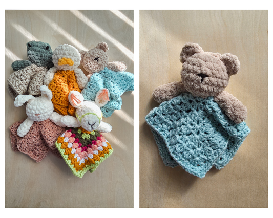 Crochet Bear Pattern | For the Granny Triangle Lovey