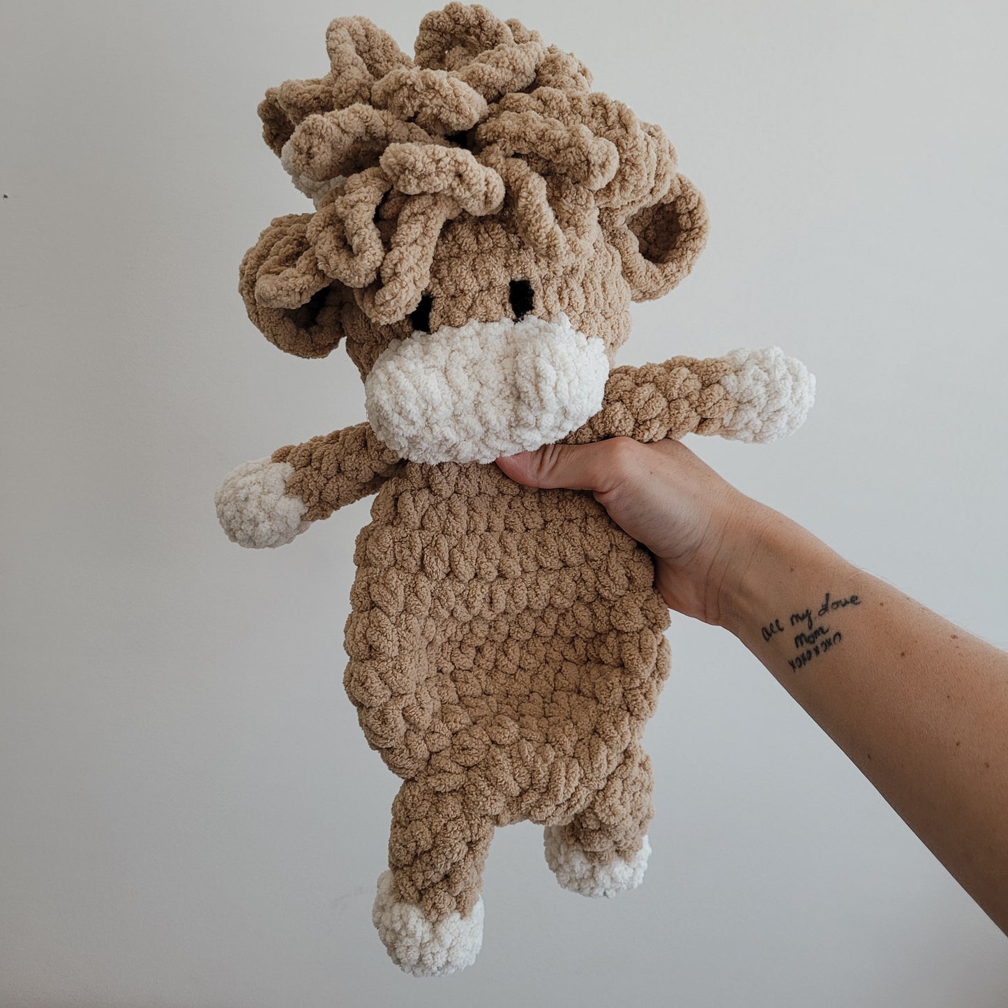 Updated Hicks the Highland Snuggler (Crochet Pattern)