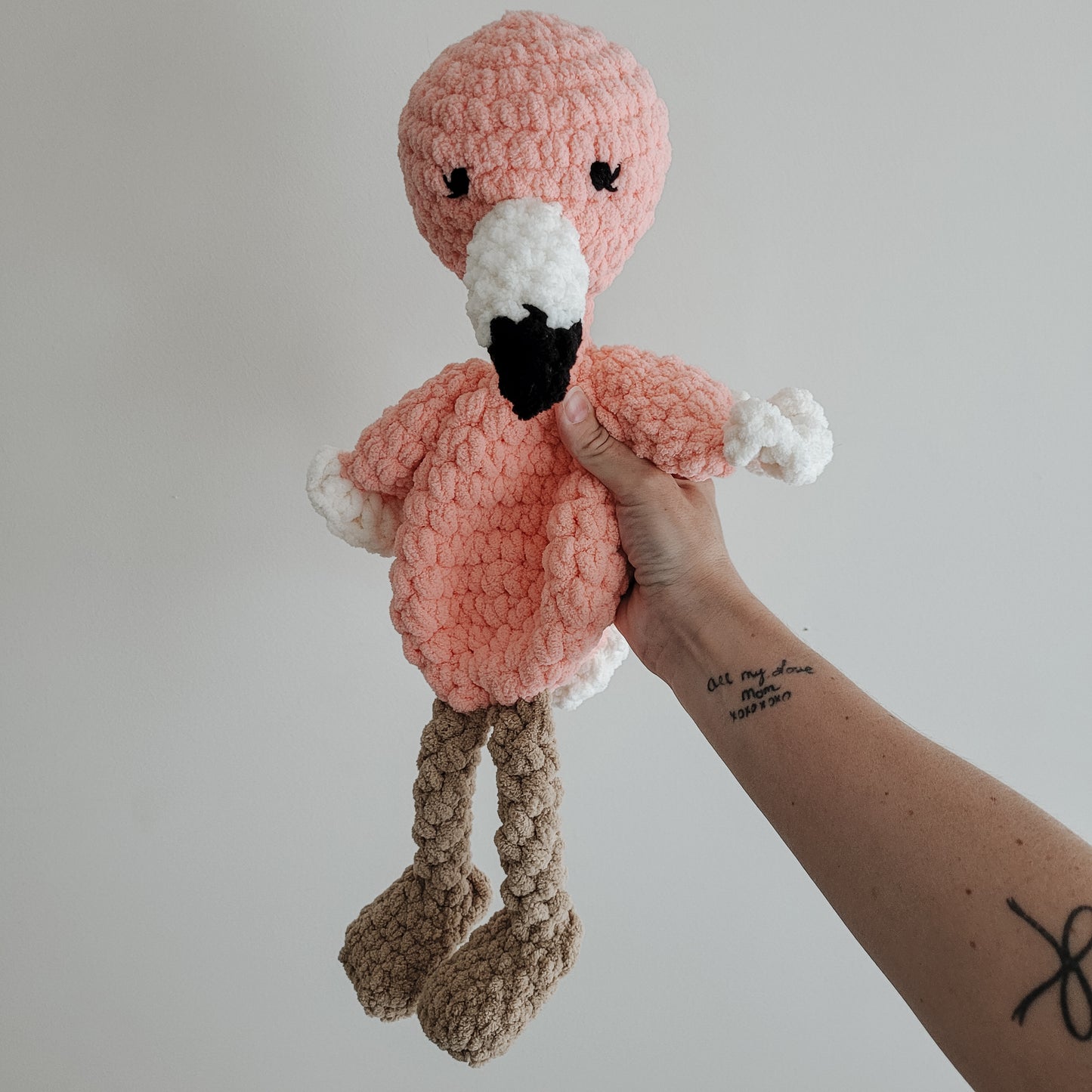 Flora the Flamingo Snuggler (Crochet Pattern)