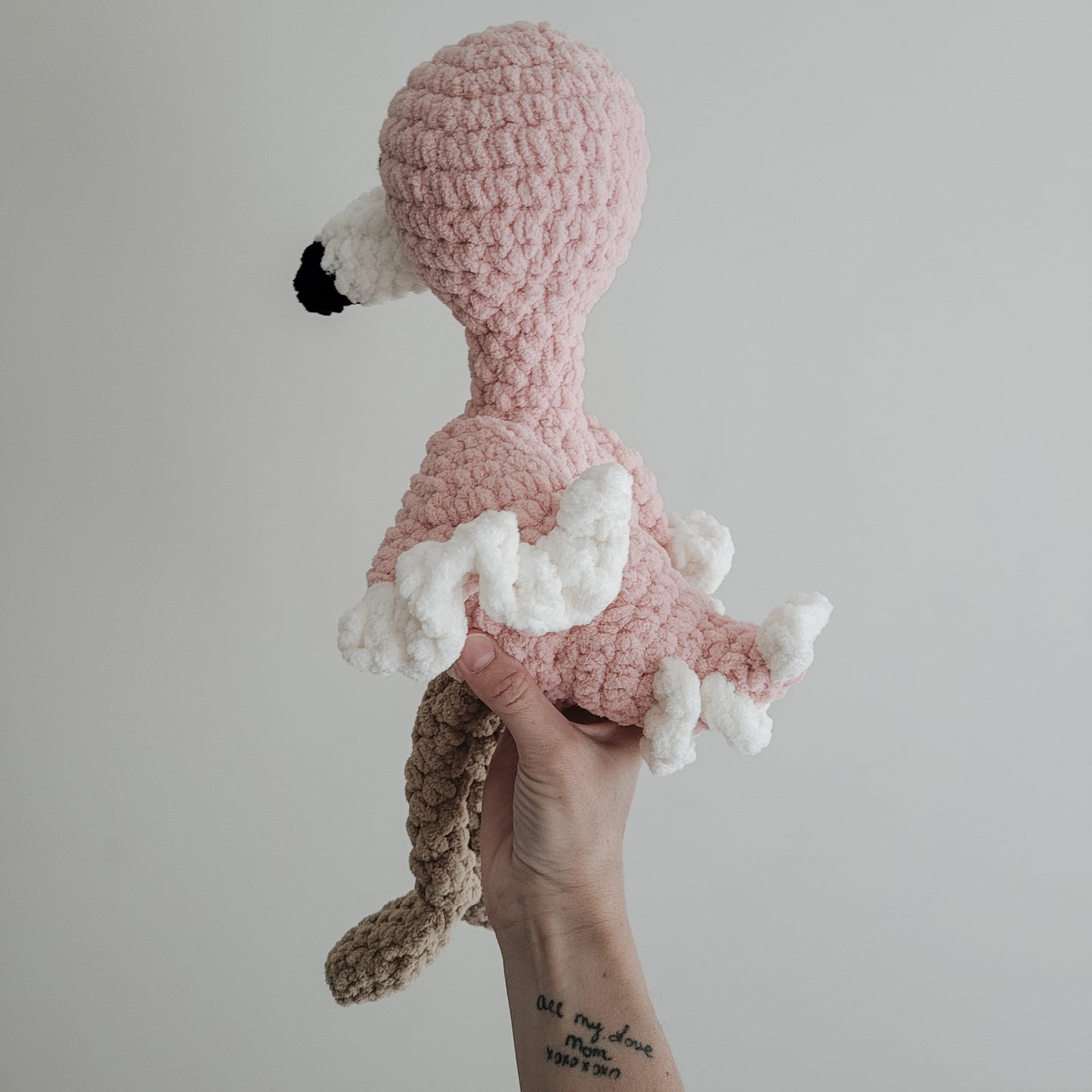 Flora the Flamingo Stuffie (Crochet Pattern)