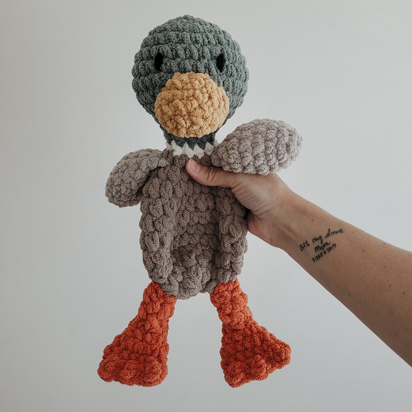 Derbie the Duck Snuggler (Crochet Pattern)