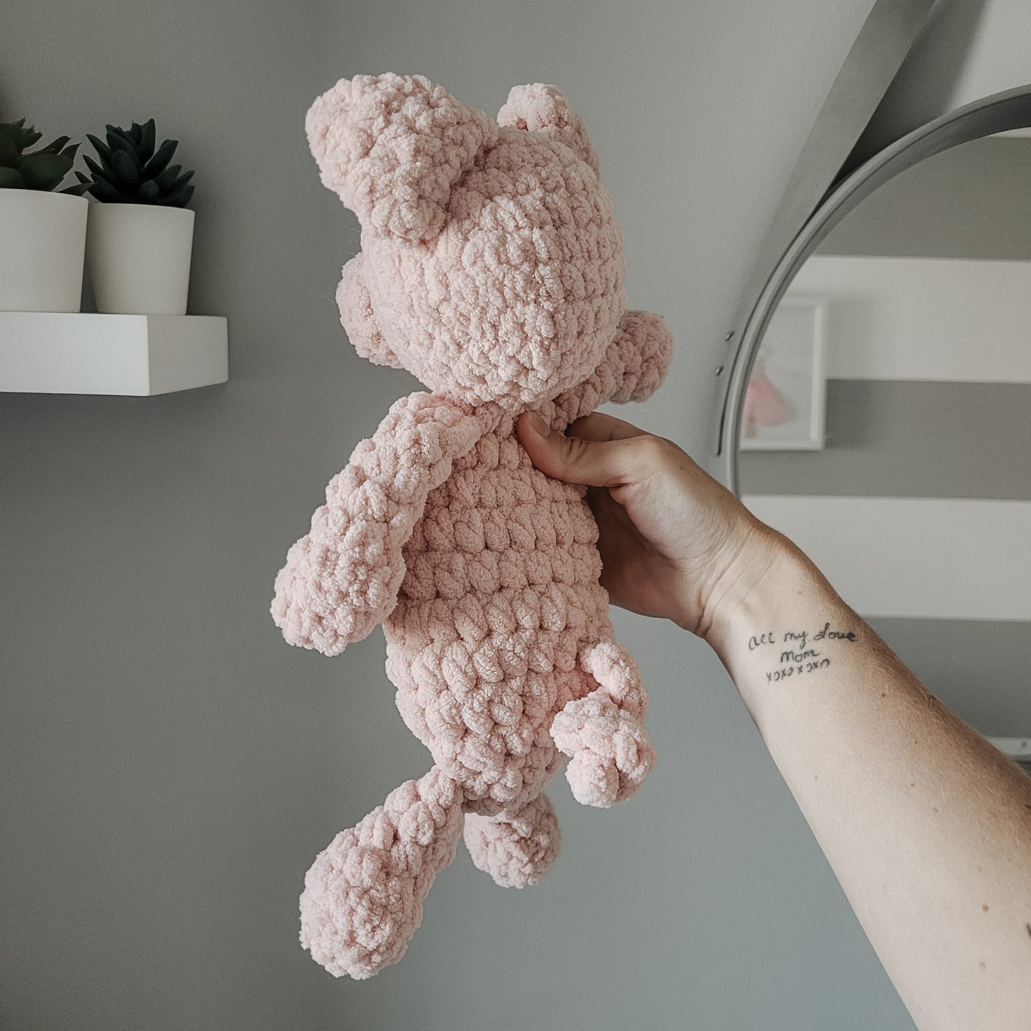 Puddie the Piglet Snuggler (Crochet Pattern)