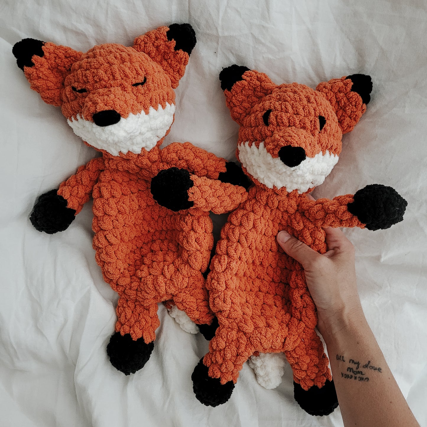 Fergus the Fox Snuggler (Crochet Pattern)