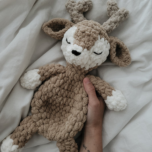 Dixie the Deer Snuggler (Crochet Pattern)