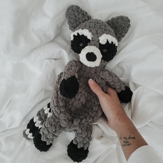 Ranger the Raccoon Snuggler (Crochet Pattern)