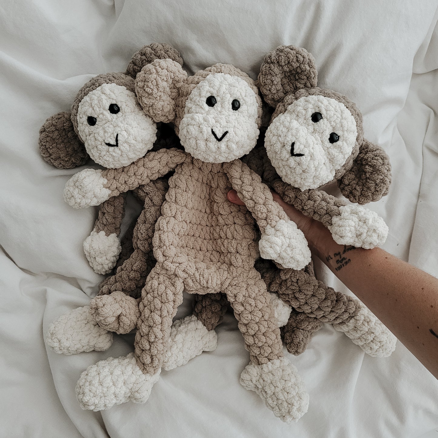 Mobey the Monkey Snuggler (Crochet Pattern)