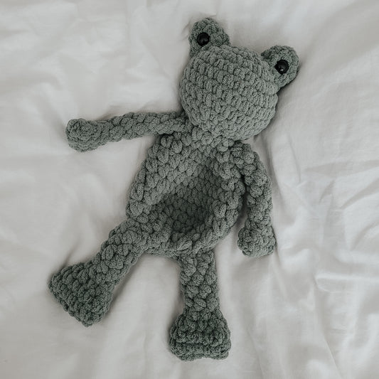 Frankie the Frog Snuggler (Crochet Pattern)