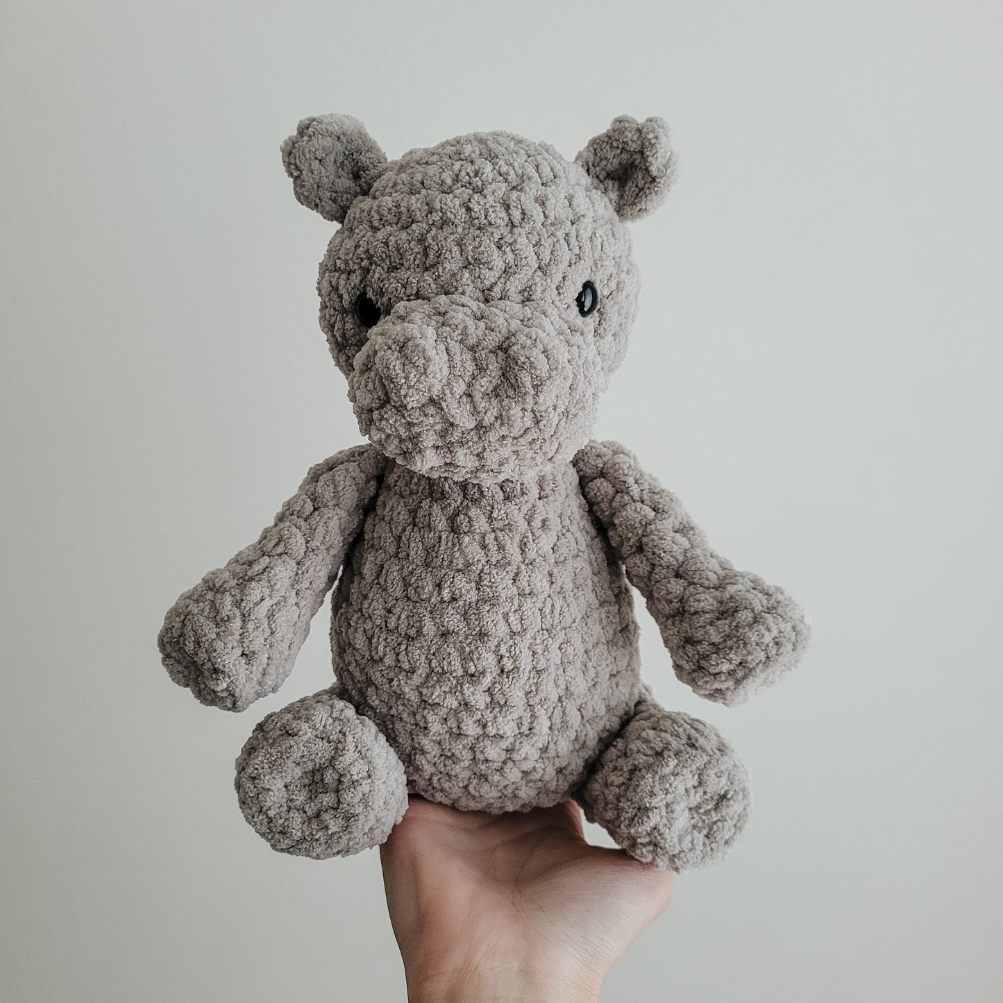 Hankie the Hippo Stuffie (Crochet Pattern)