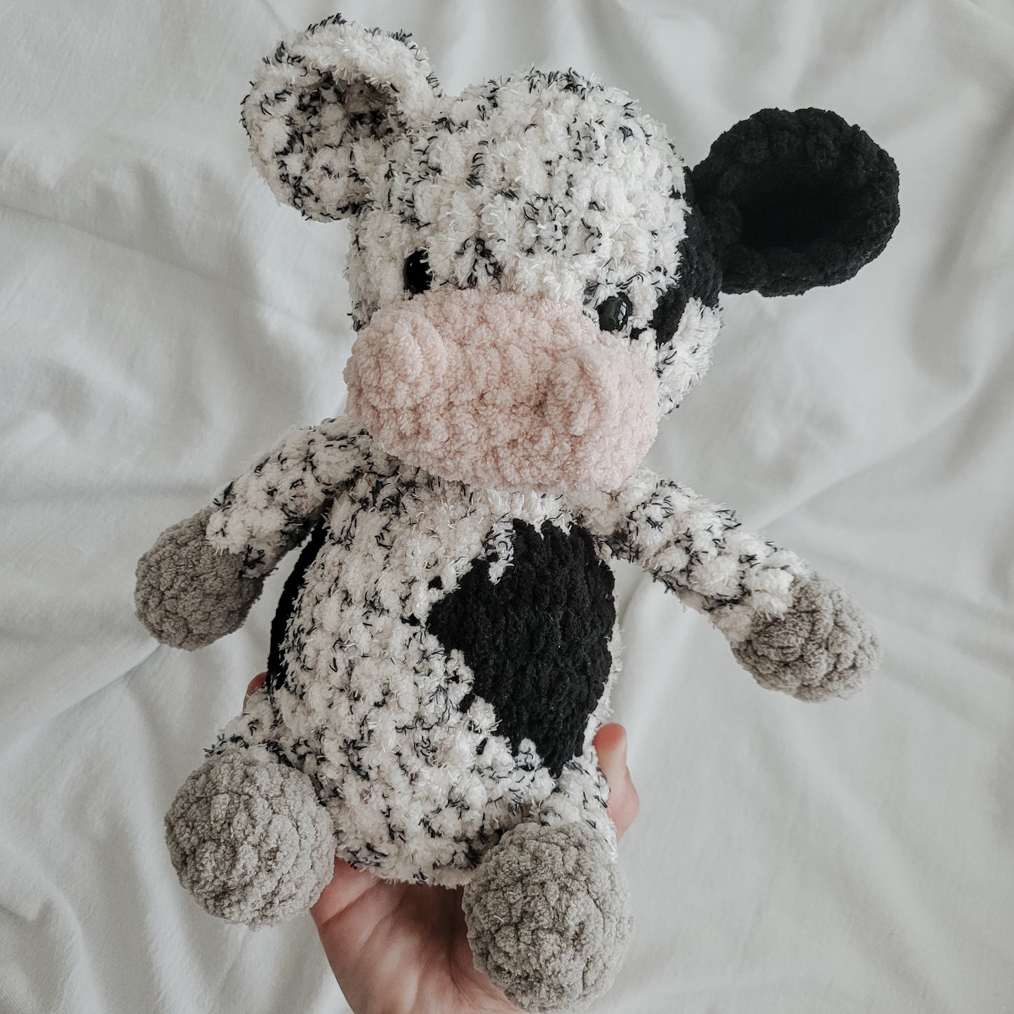 Updated Millie the MooMoo Stuffie (Crochet Pattern)