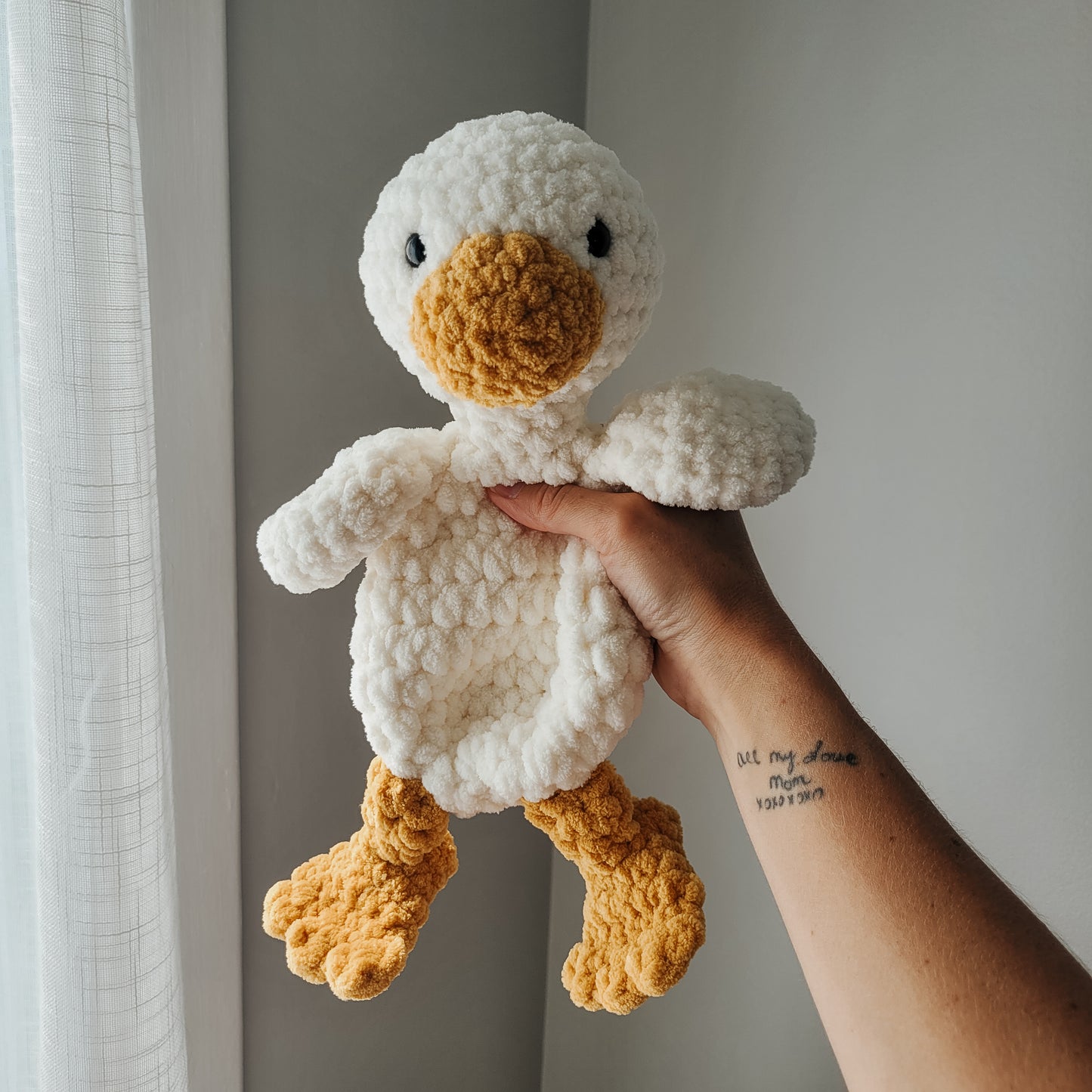 Derbie the Duck Snuggler (Crochet Pattern)