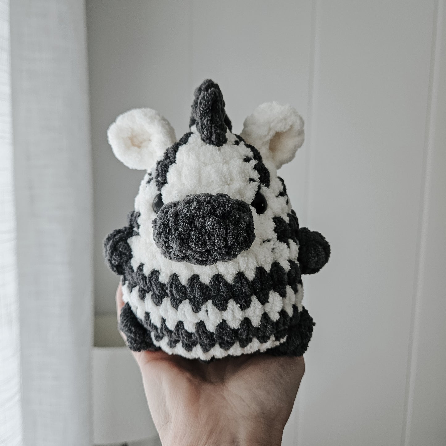 Zebra Chubby Buddy (Crochet Pattern)