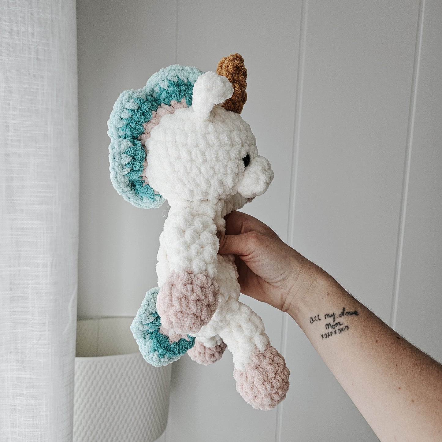 Unie the Unicorn Snuggler (Crochet Pattern)