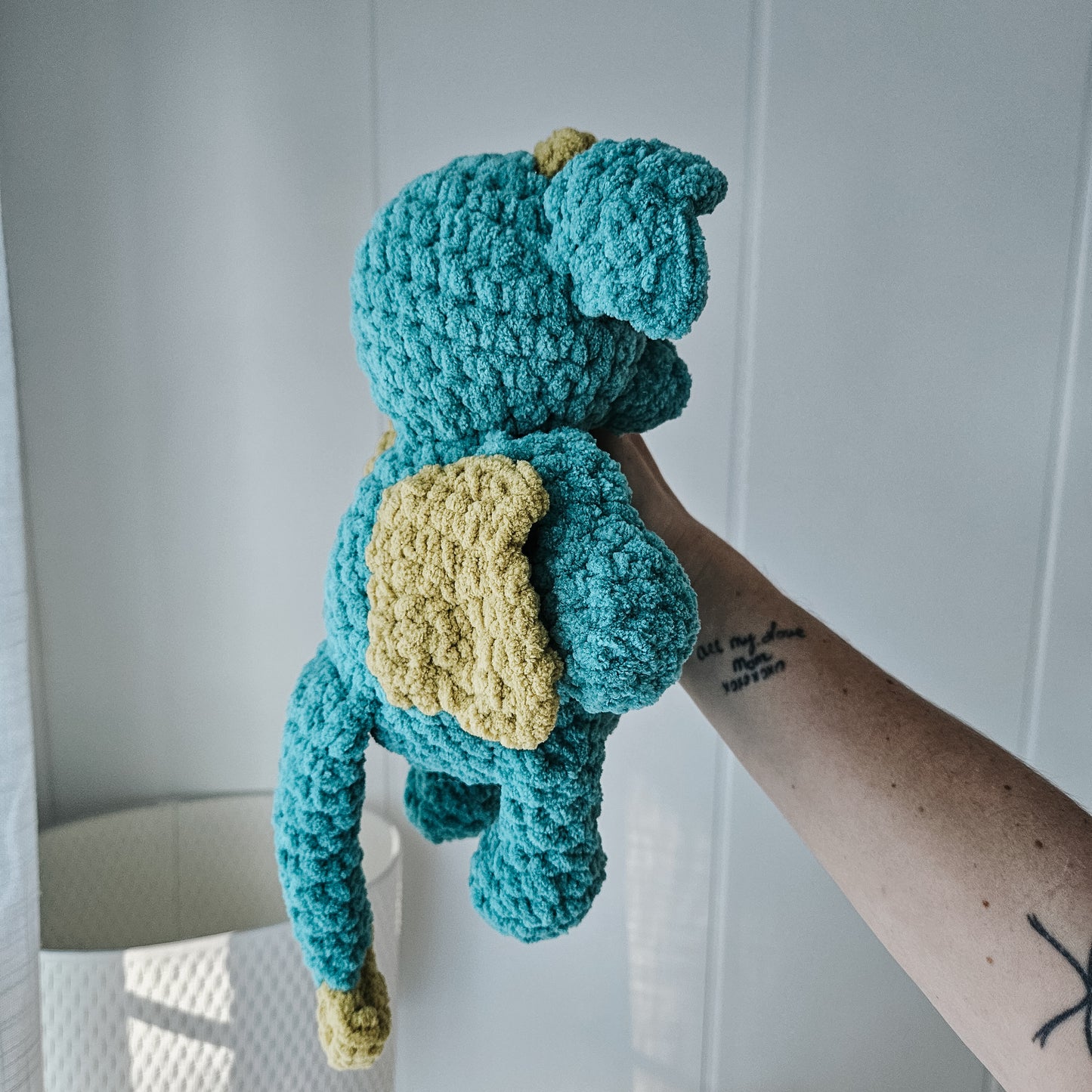 Dewie the Dragon Chunky Stuffie (Crochet Pattern)