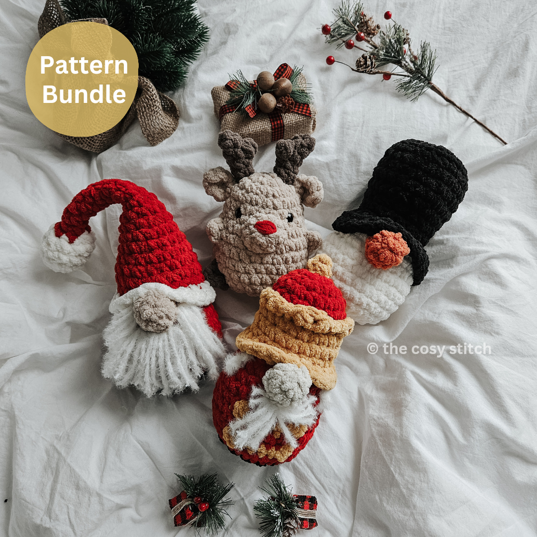 Chubby Holiday Buddies (Crochet Pattern Bundle)