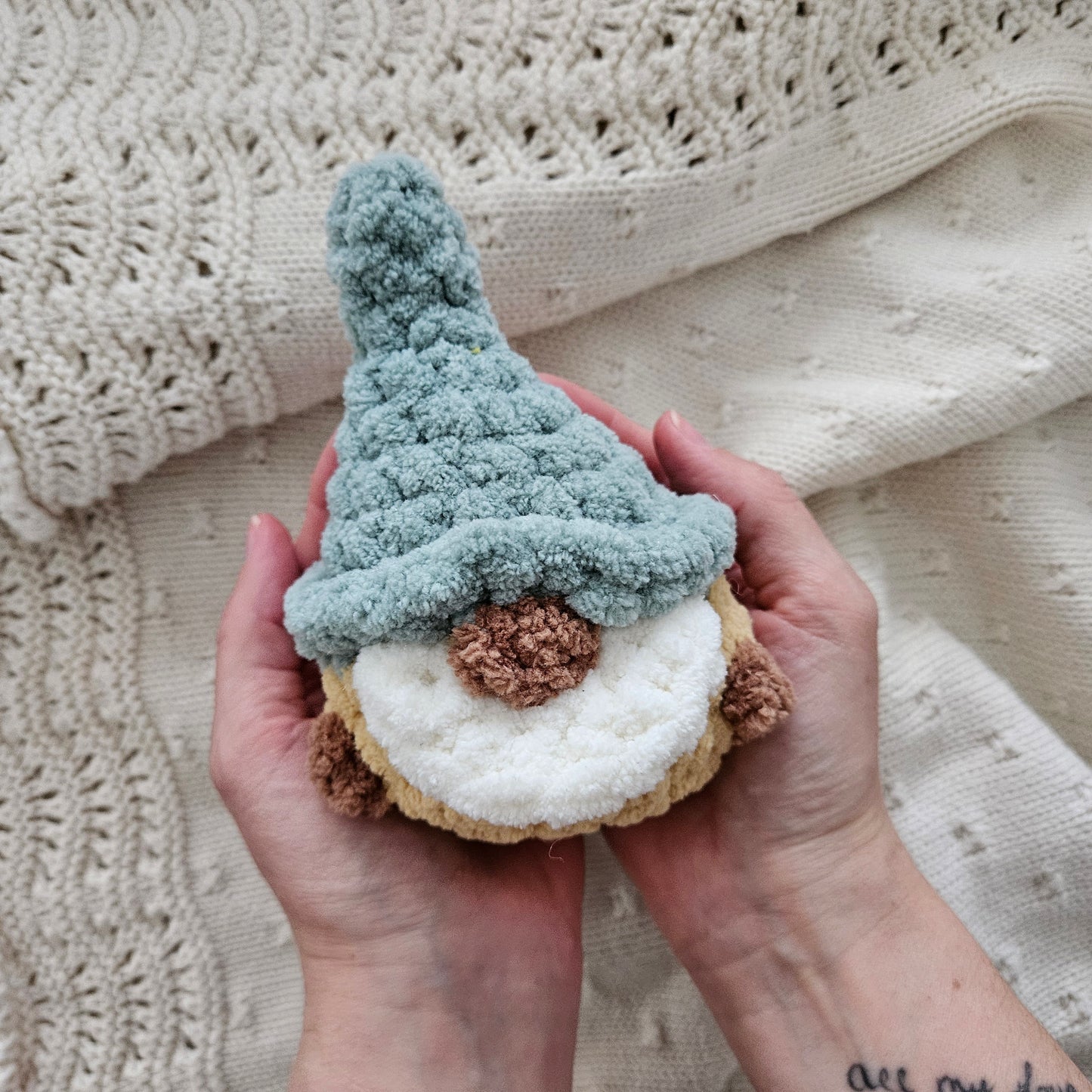 Garden Gnome Chubby Mini Buddy (Crochet Pattern)