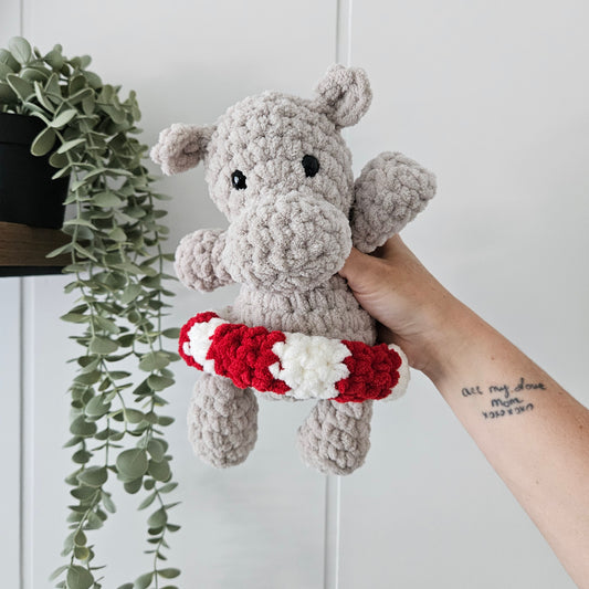Sunshine the Beachy Hippo (Crochet Pattern)