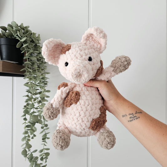 Puddie the Piglet Stuffie (Crochet Pattern)
