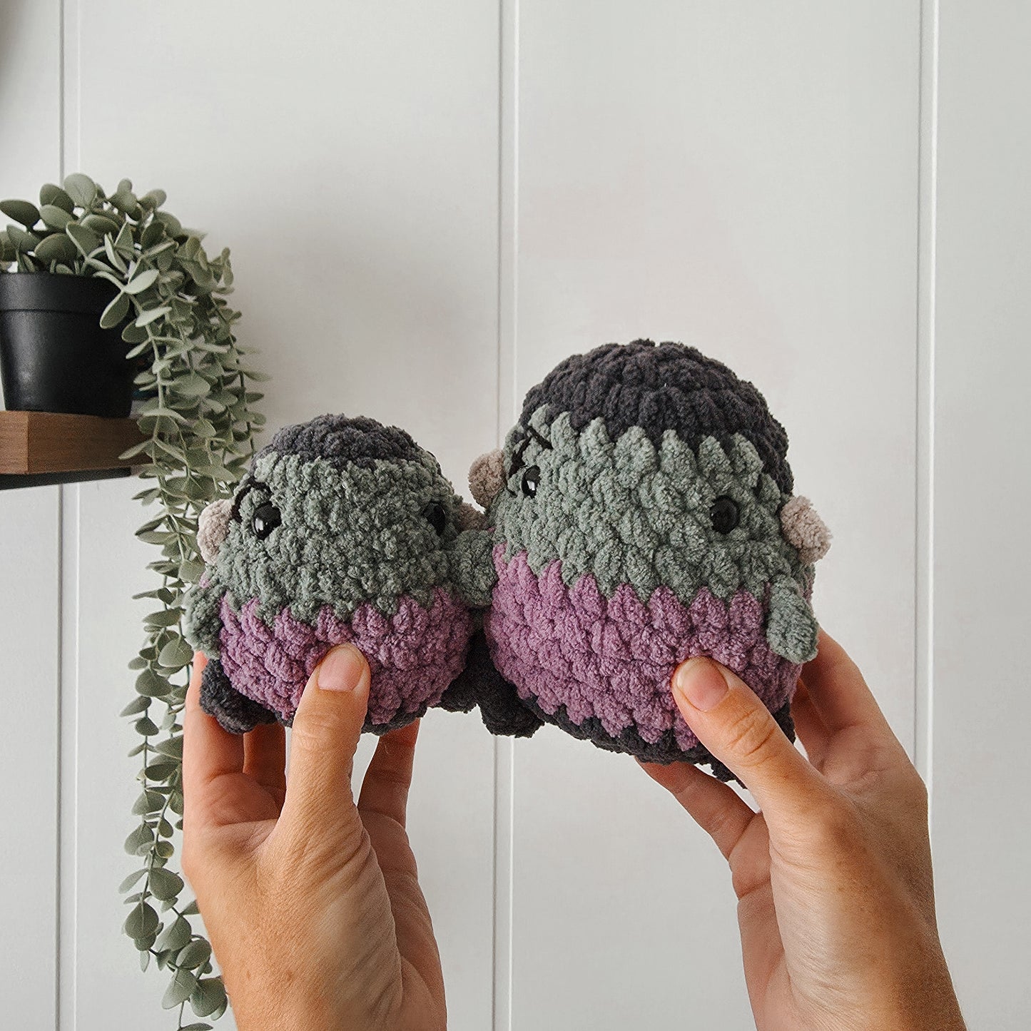 Frankenstein Chubby Mini Buddy (Crochet Pattern)