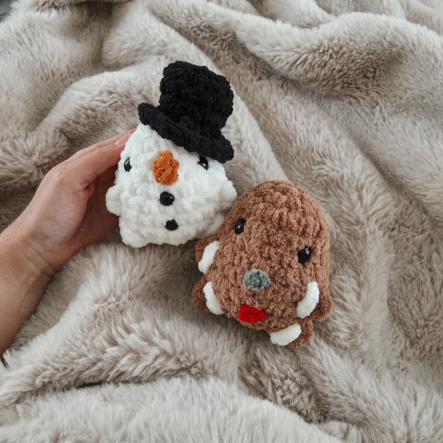 Snowman Chubby Mini Buddy (Crochet Pattern)