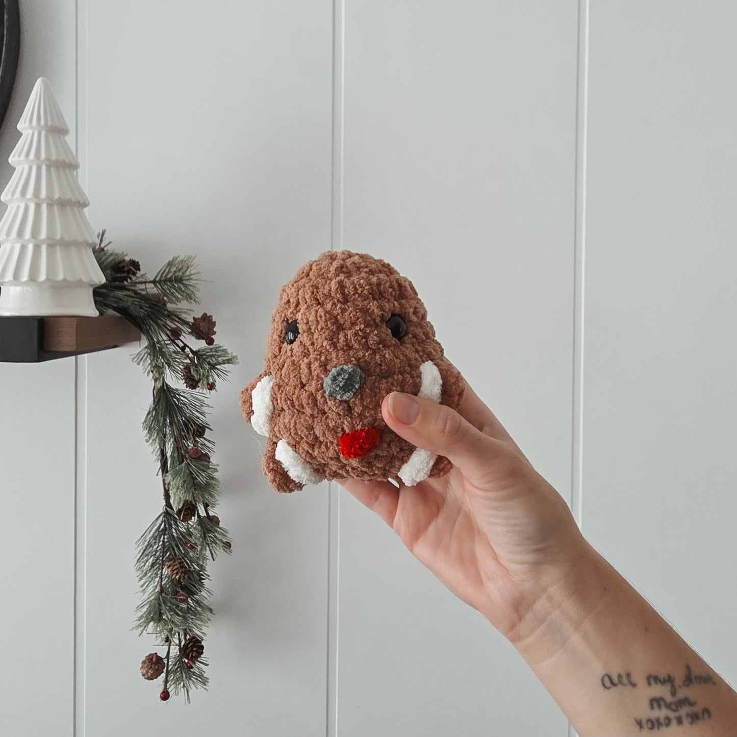 Gingerbread Chubby Mini Buddy (Crochet Pattern)