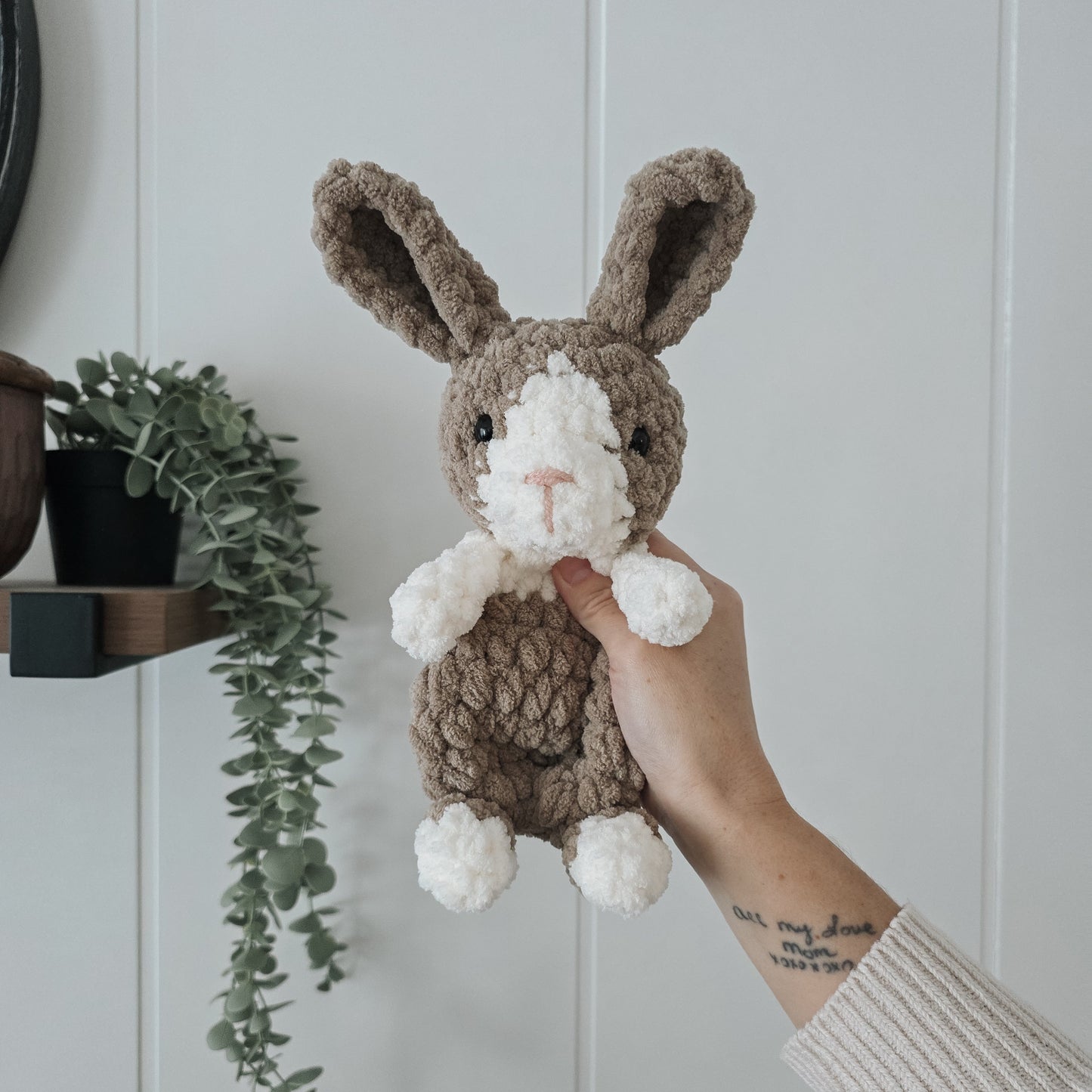 Bestie the Bunny Mini Lovey (Crochet Pattern)