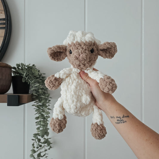 Lolo the Lamb Mini Lovey (Crochet Pattern)