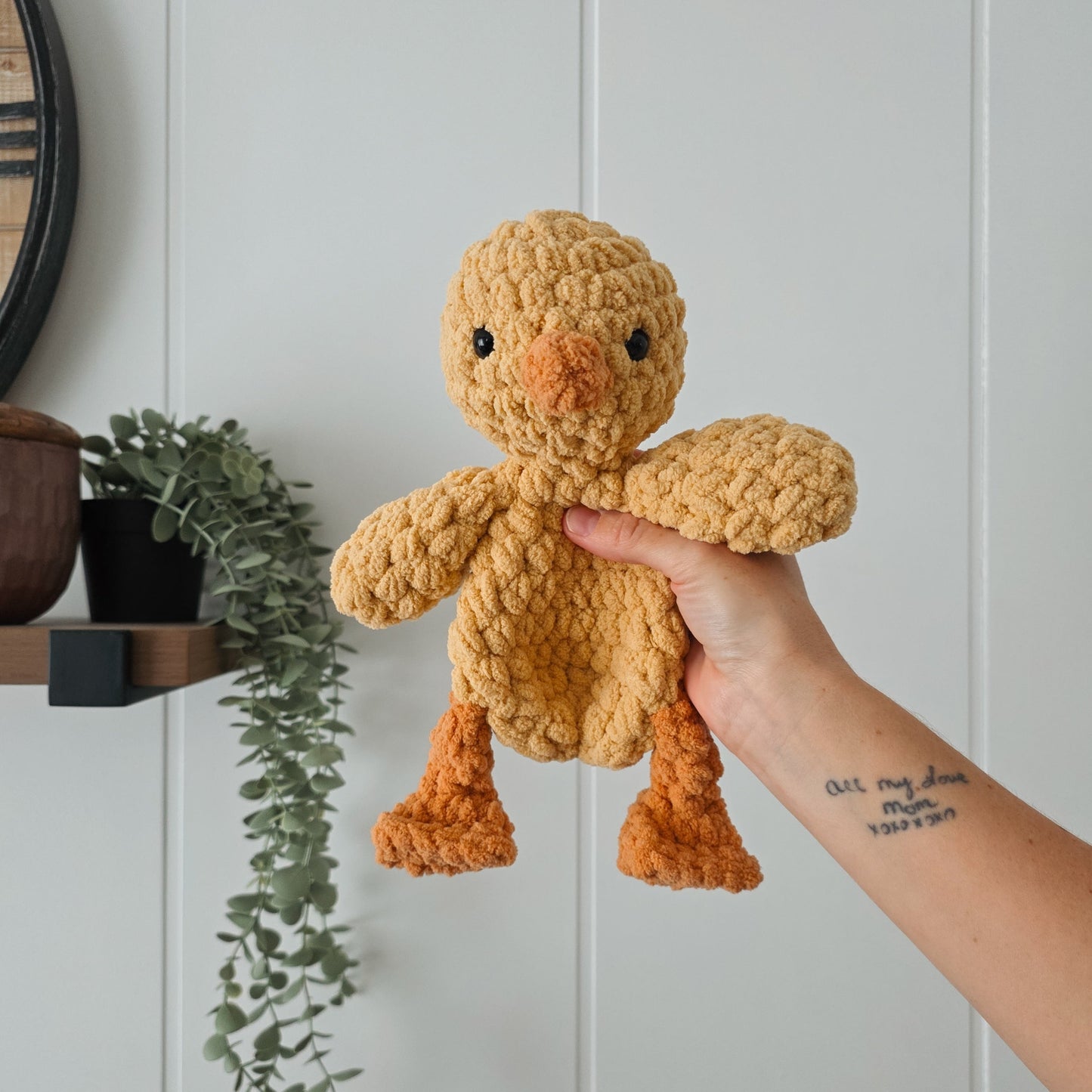 Cosie the Chick Mini Lovey (Crochet Pattern)