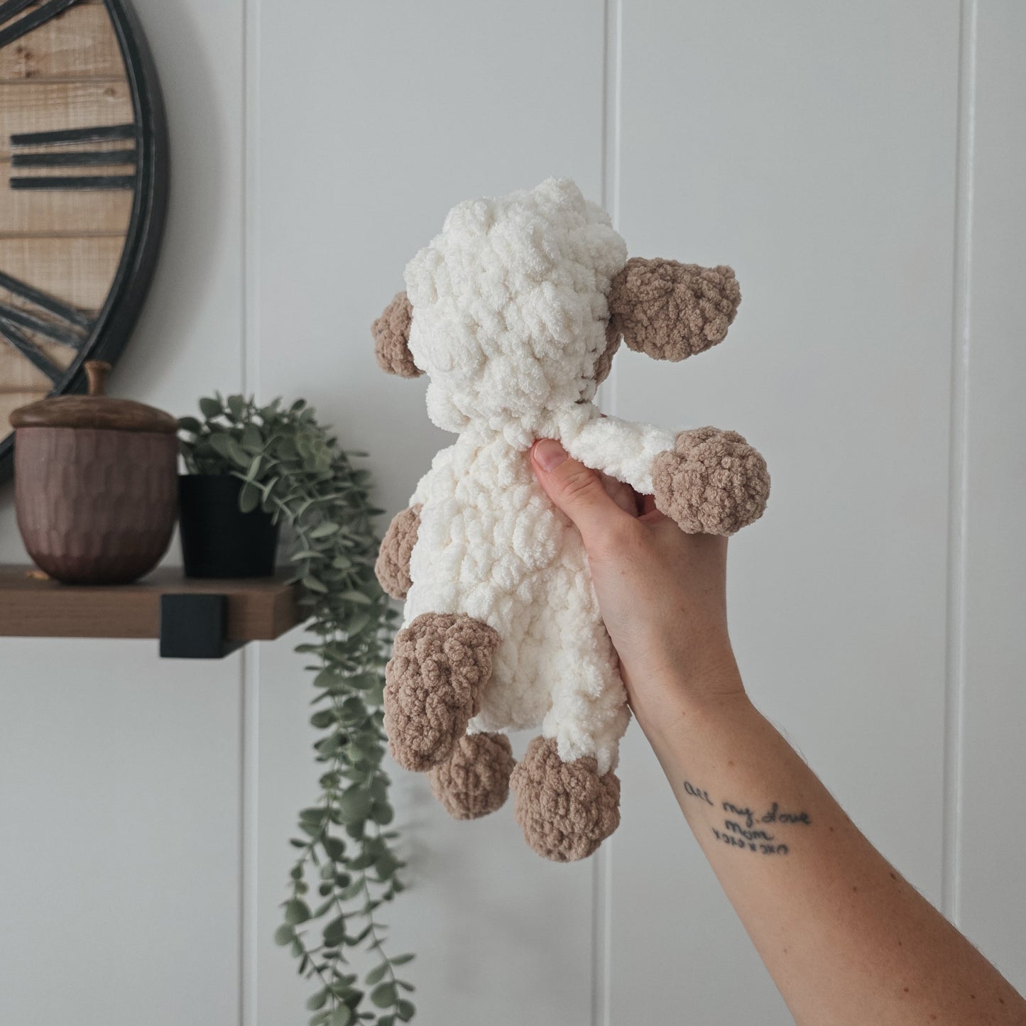 Lolo the Lamb Mini Lovey (Crochet Pattern)