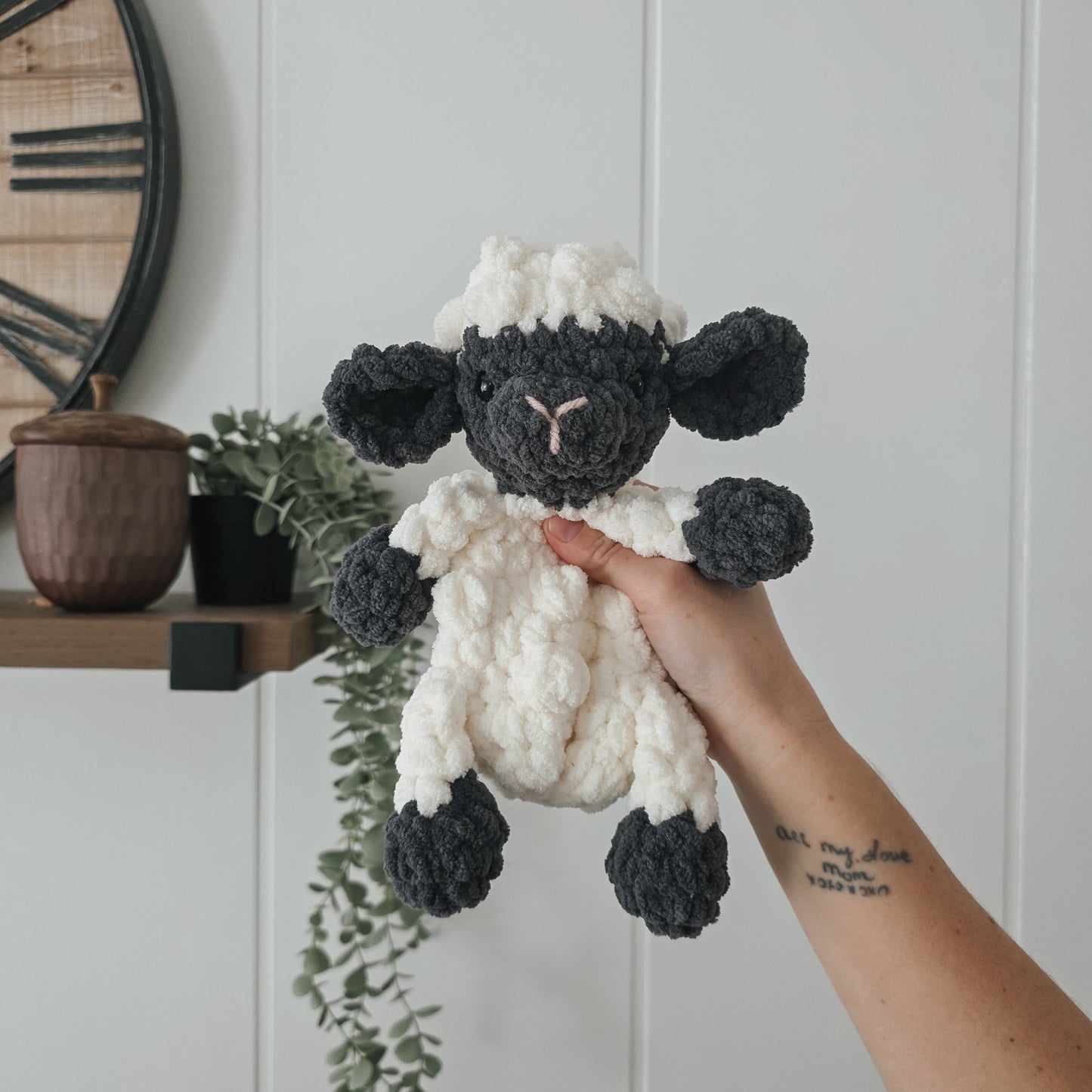Lolo the Lamb Mini Lovey (Crochet Pattern)