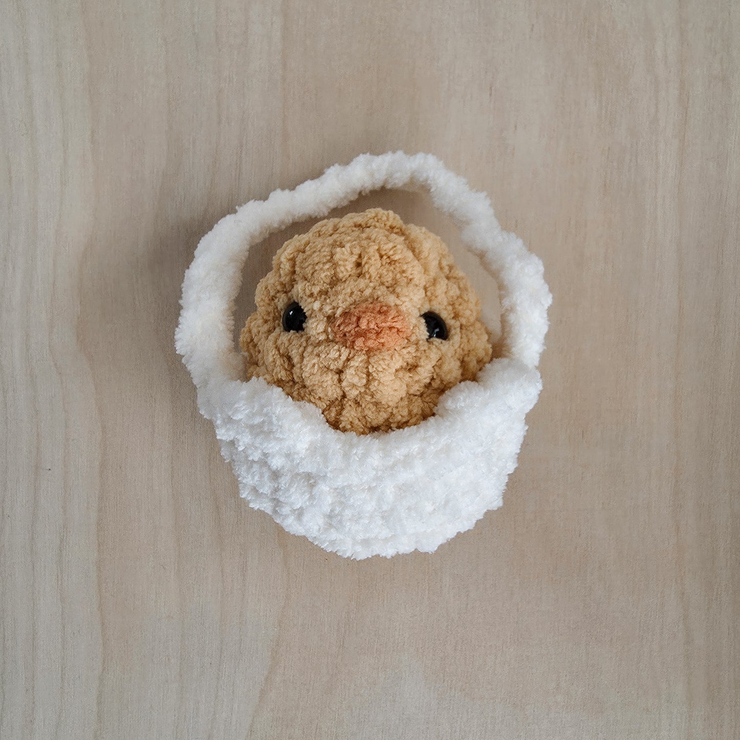Baby Chick Buddy and Egg Basket (Crochet Pattern)