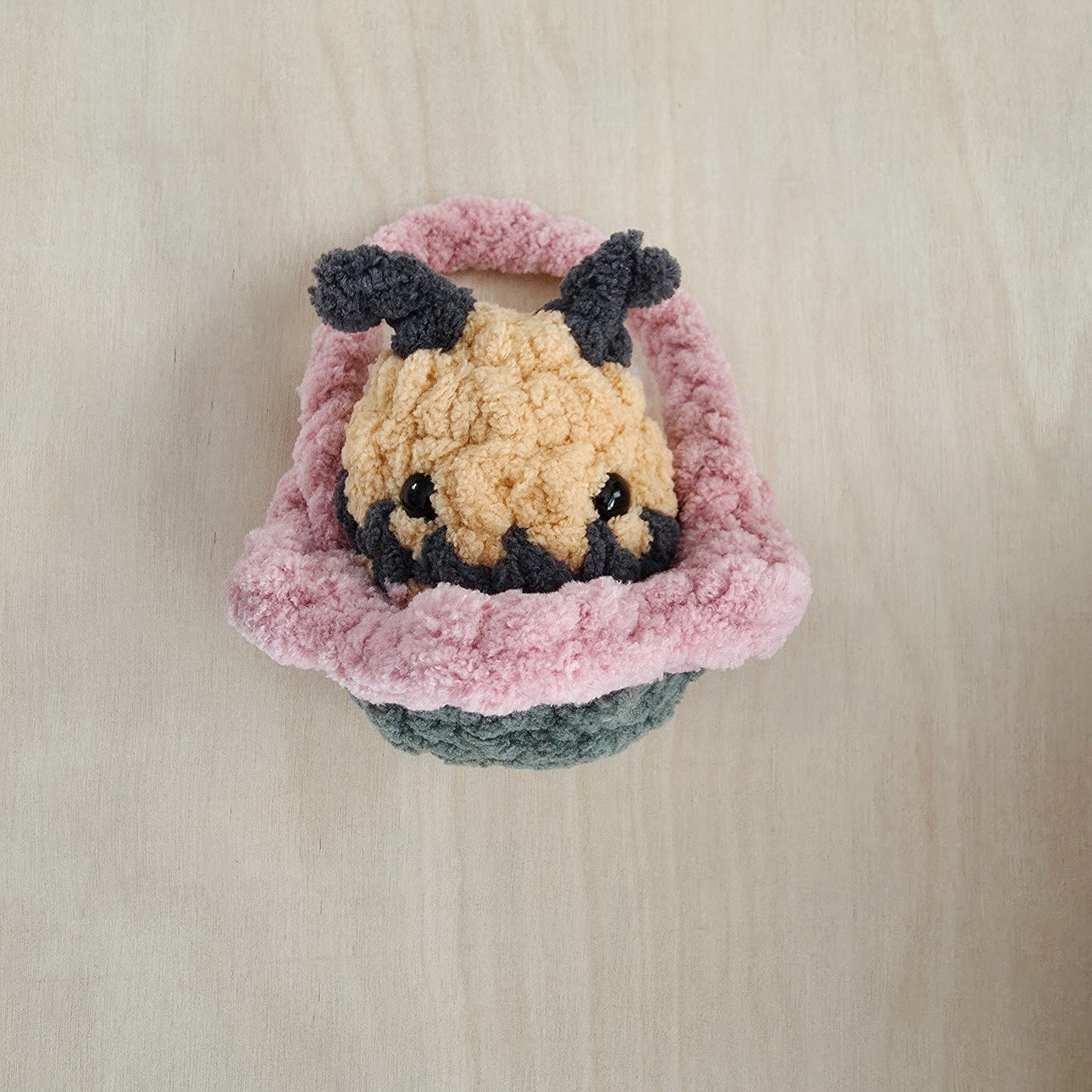 Baby Bee Buddy and Flower Basket (Crochet Pattern)
