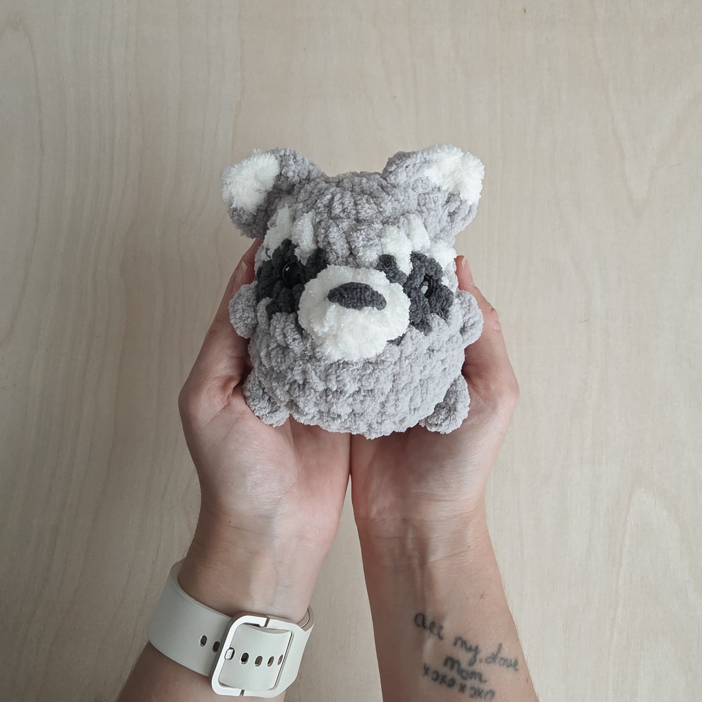 Mini Raccoon Chubby Woodland Buddy (Crochet Pattern)