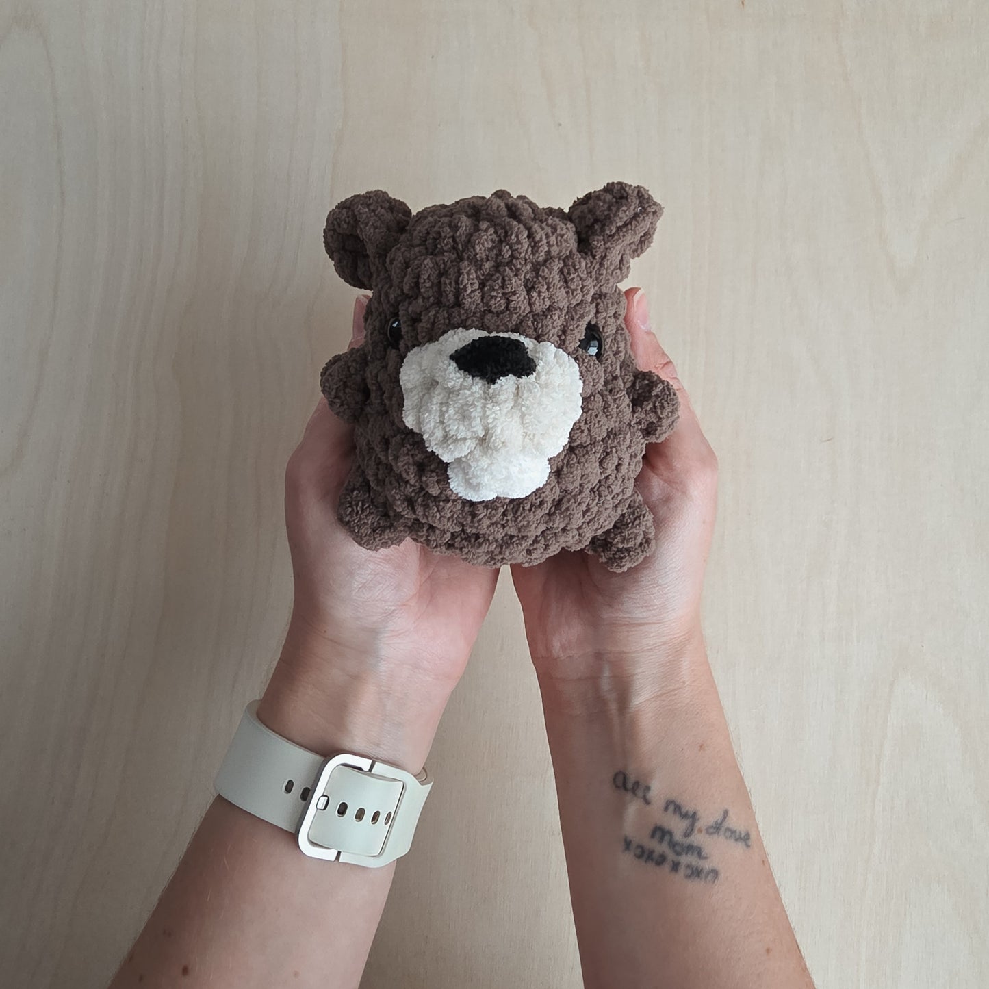 Mini Beaver Chubby Woodland Buddy (Crochet Pattern)