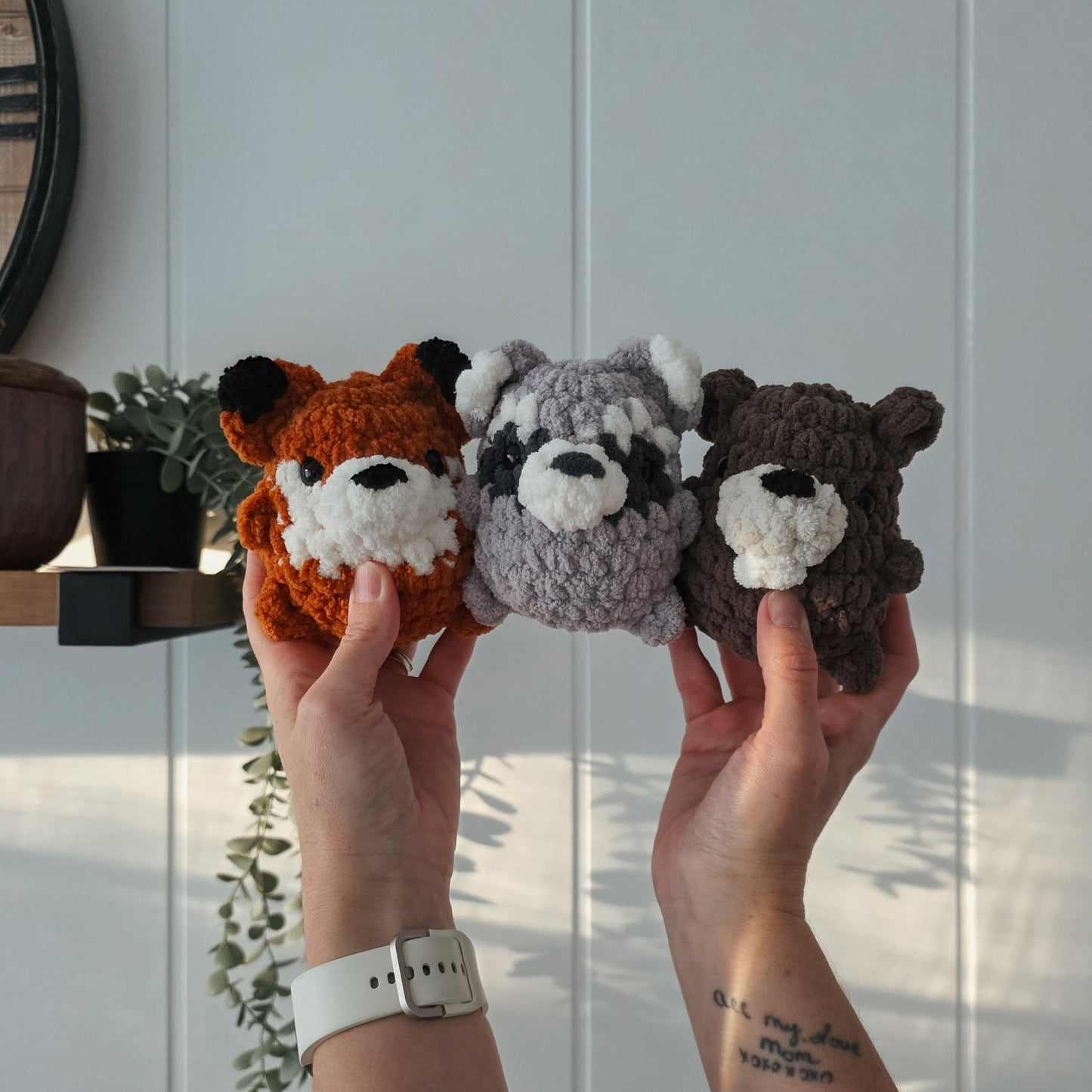 Mini Raccoon Chubby Woodland Buddy (Crochet Pattern)