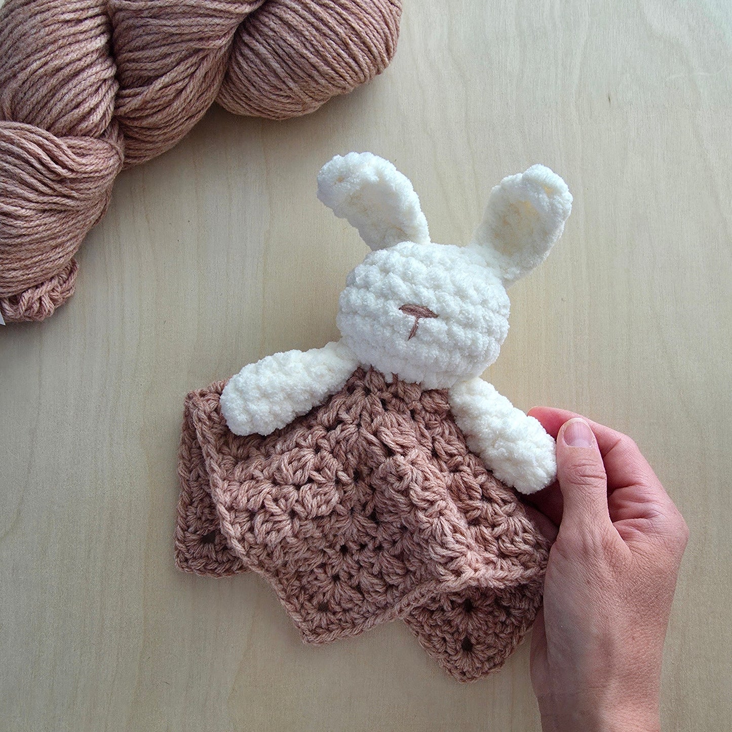 Bunny Granny Triangle Lovey (Crochet Pattern)