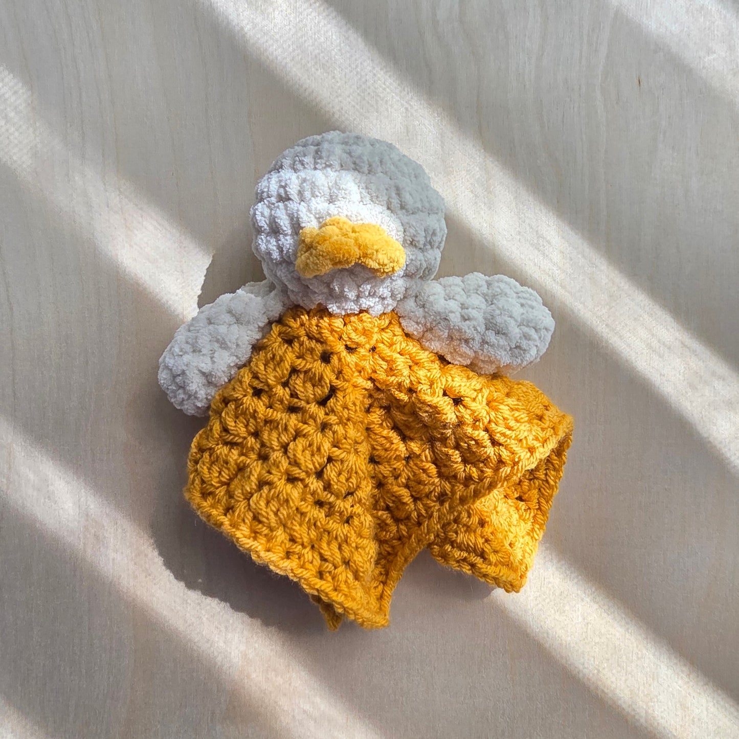 Duck Granny Triangle Lovey (Crochet Pattern)