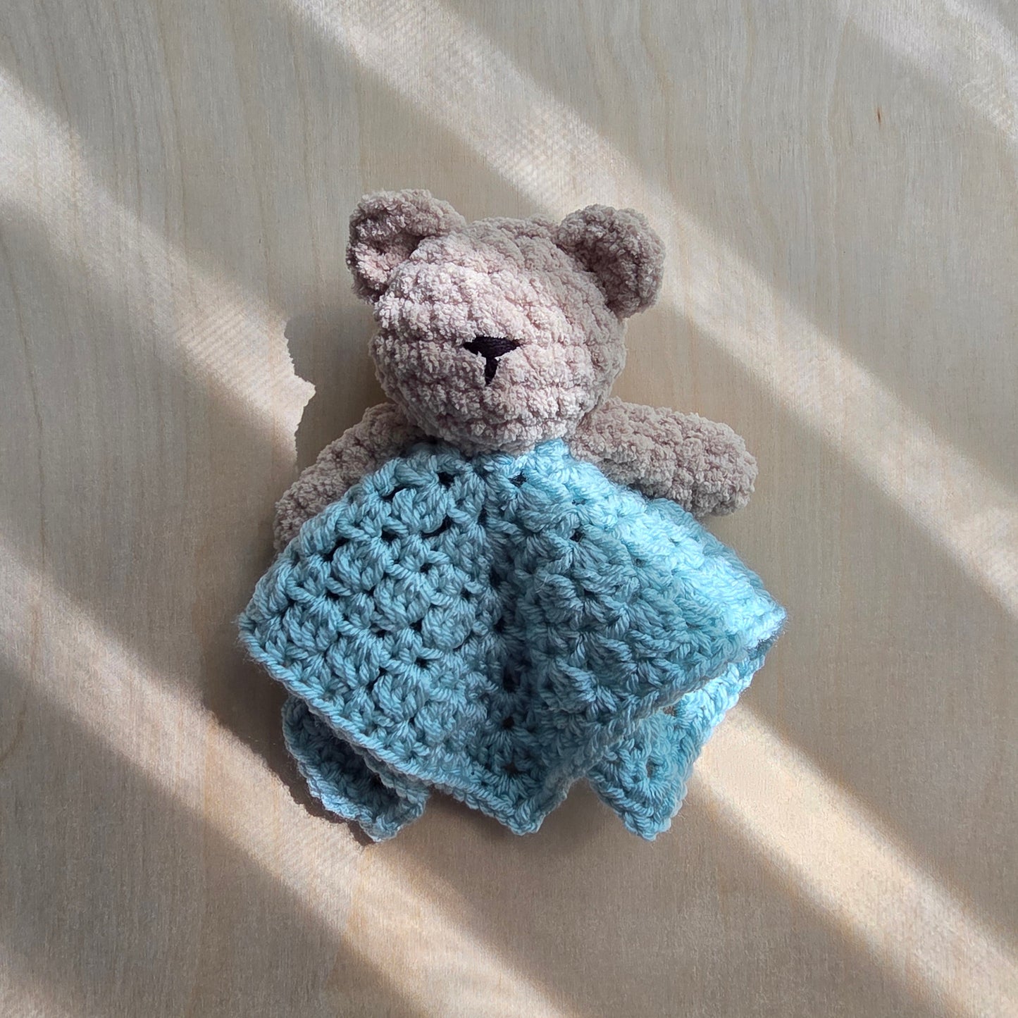 Bear Granny Triangle Lovey (Crochet Pattern)