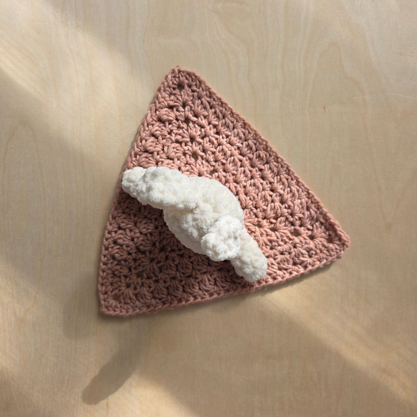 Bunny Granny Triangle Lovey (Crochet Pattern)