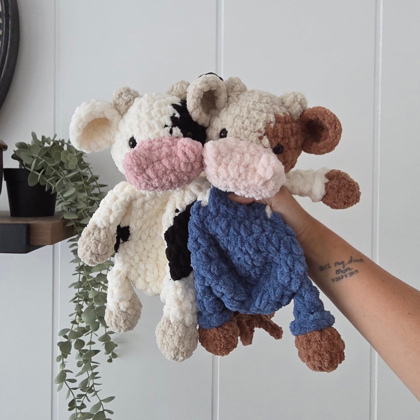 Millie the MooMoo Snuggler (Crochet Pattern)