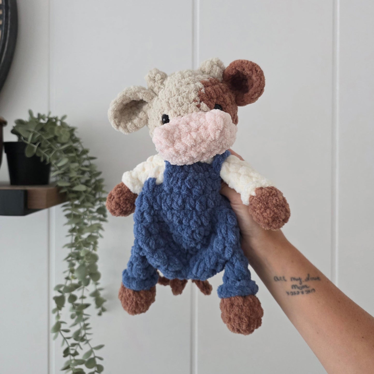 Millie the MooMoo Snuggler (Crochet Pattern)